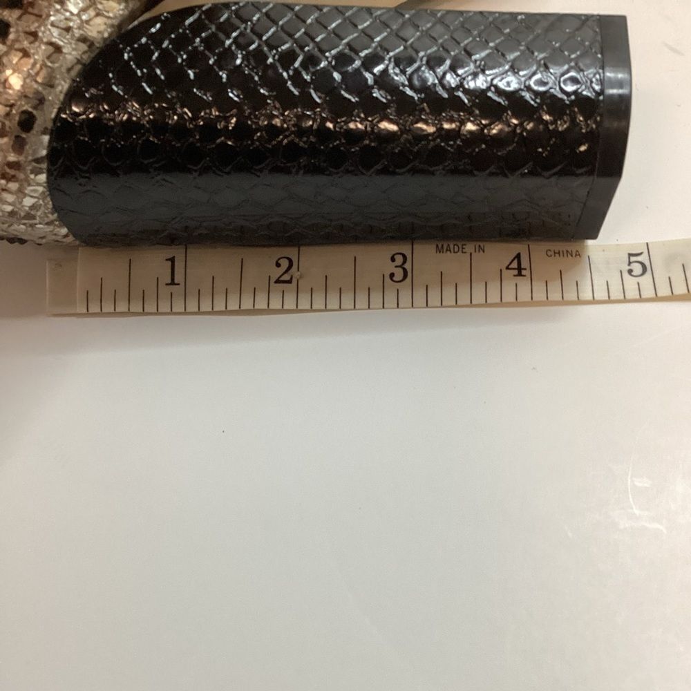 Calvin Klein Jasmin gold python leather boots siz… - image 8